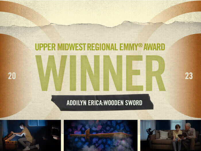 Addilyn Erica music video receives an Upper Midwest Regional Emmy®
