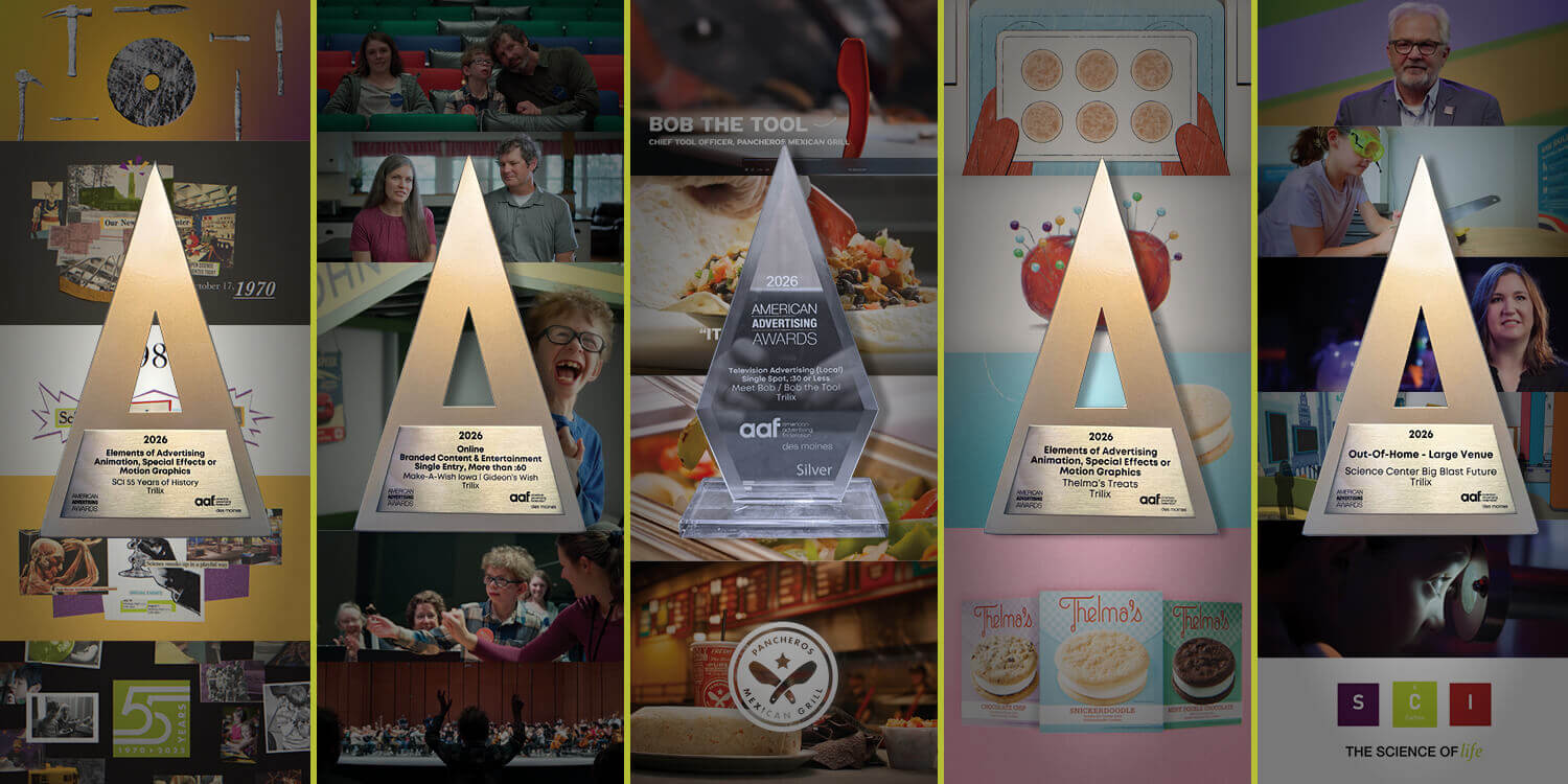 Bringing home the hardware from the American Advertising Awards